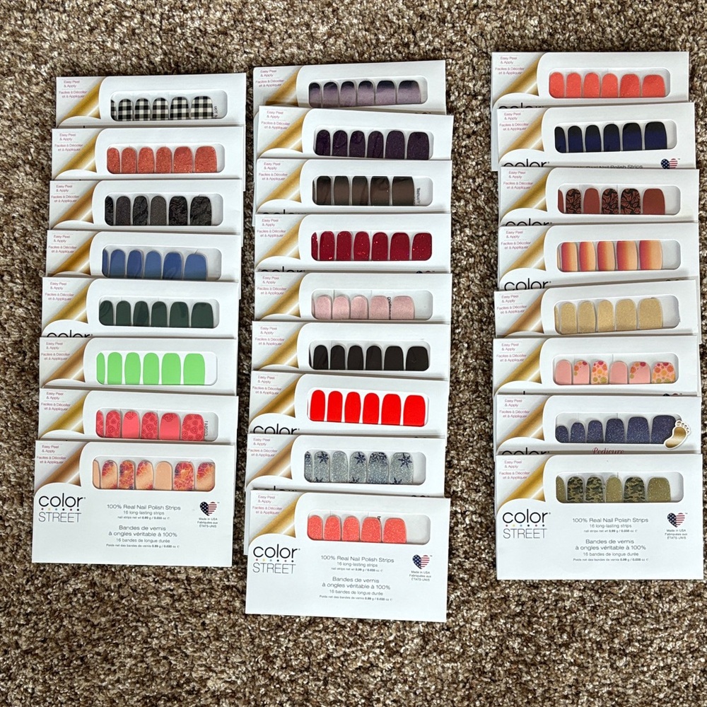 Color Street Nail Strips - Bold and Elegant Collection (set of 25)